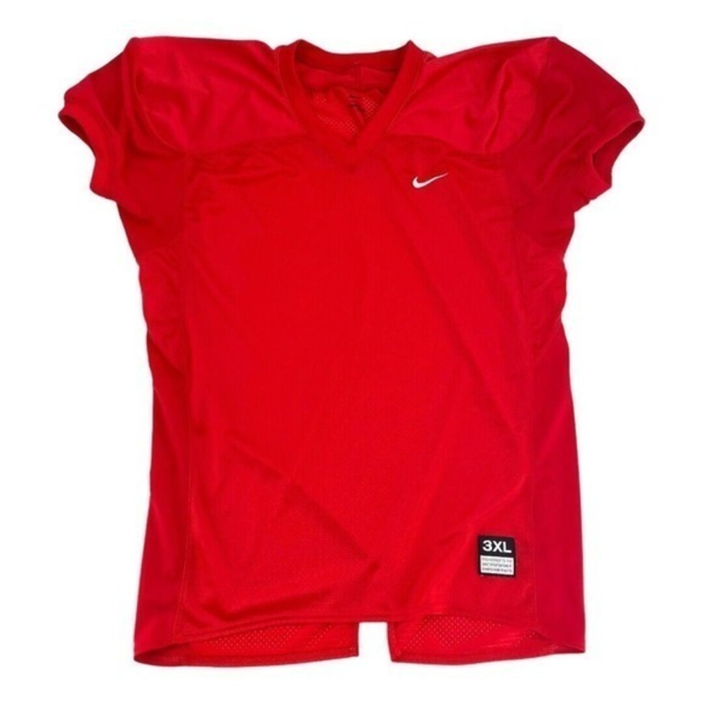 Nike Men's Red Defender‎ Game Football Jersey Uniform Size 3XL